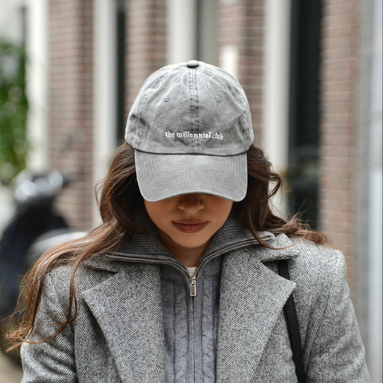 The Millennial Club cap - Grey