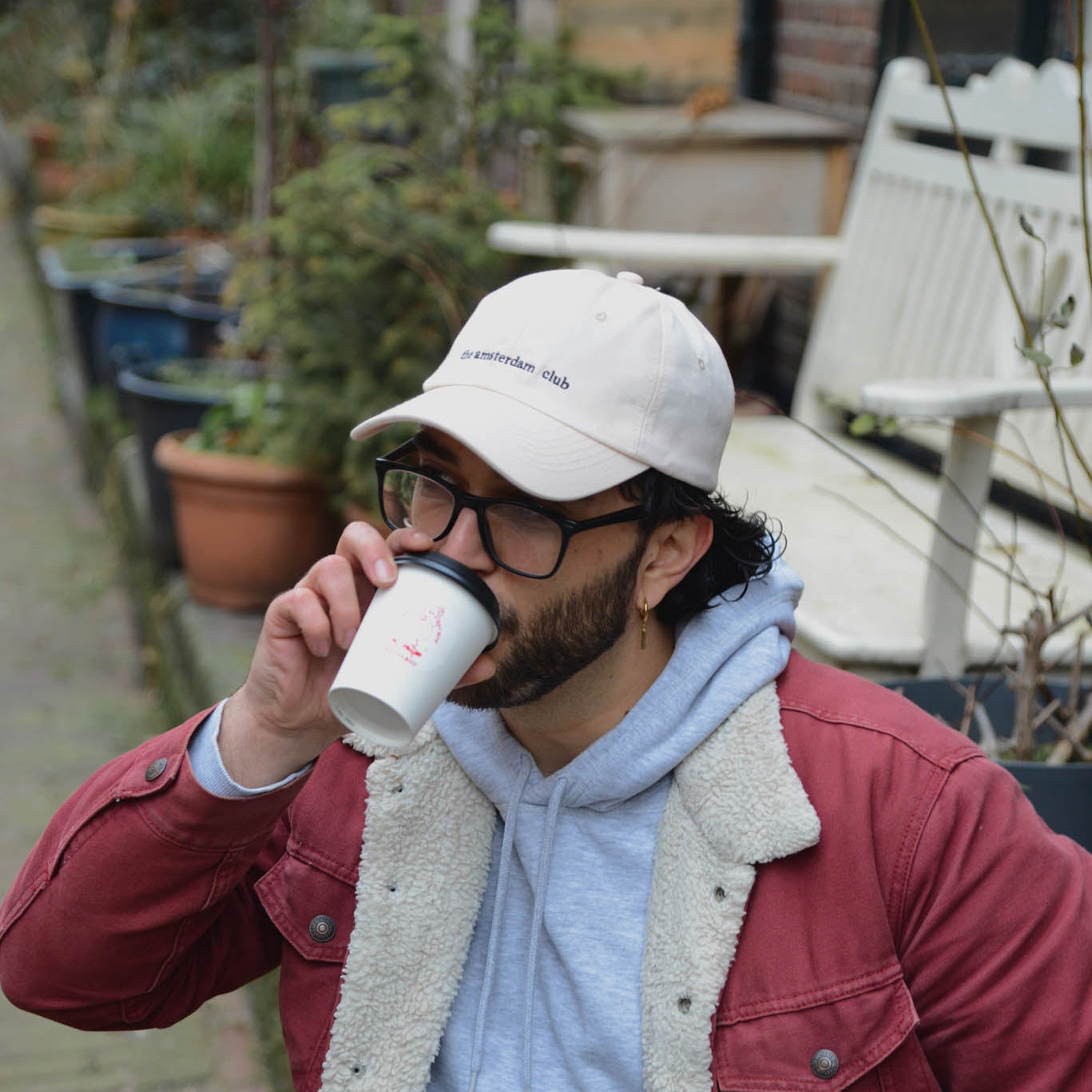The Amsterdam Club cap - Beige