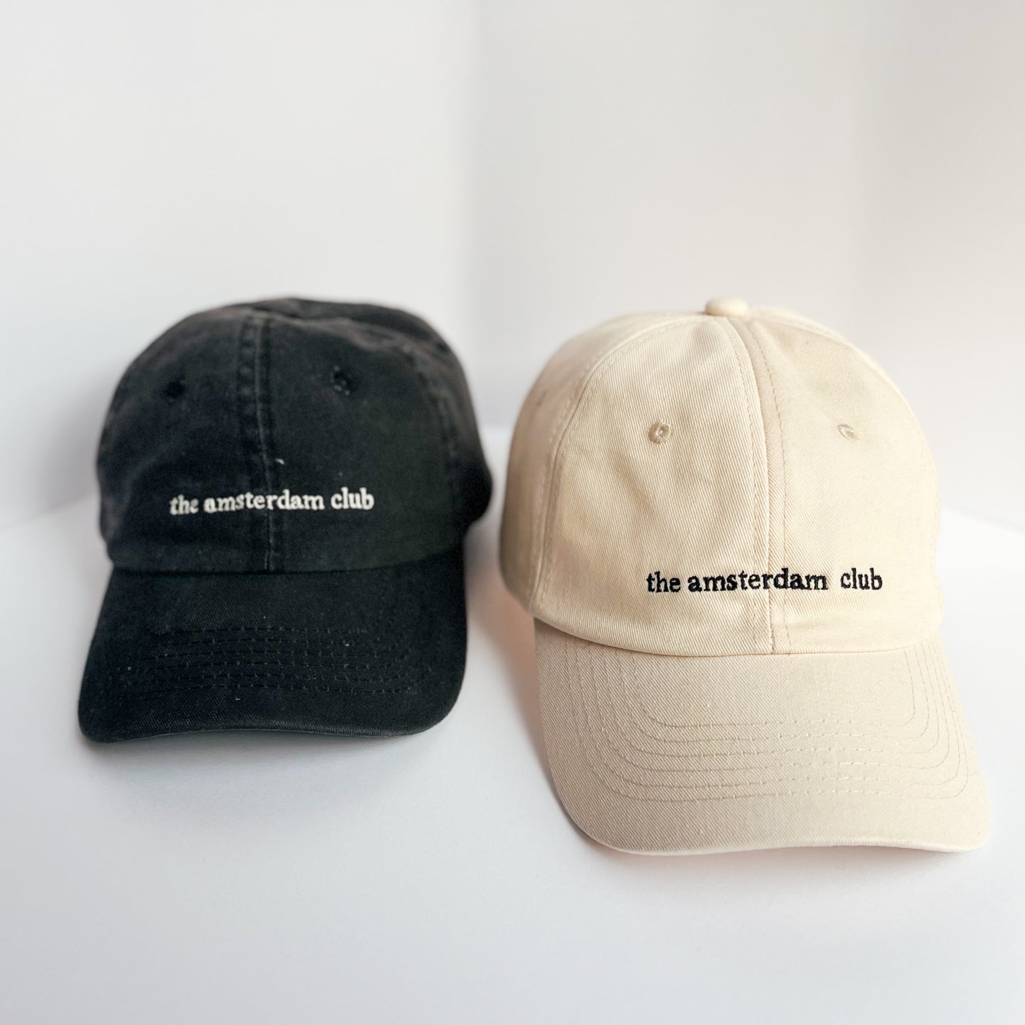 The Amsterdam Club cap - Black